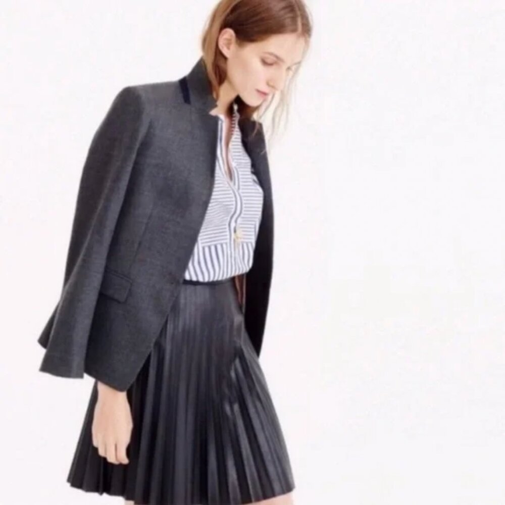 J. CREW Regent Blazer Super 120's 100% Merino Wool F5642 in Charcoal Gray 12